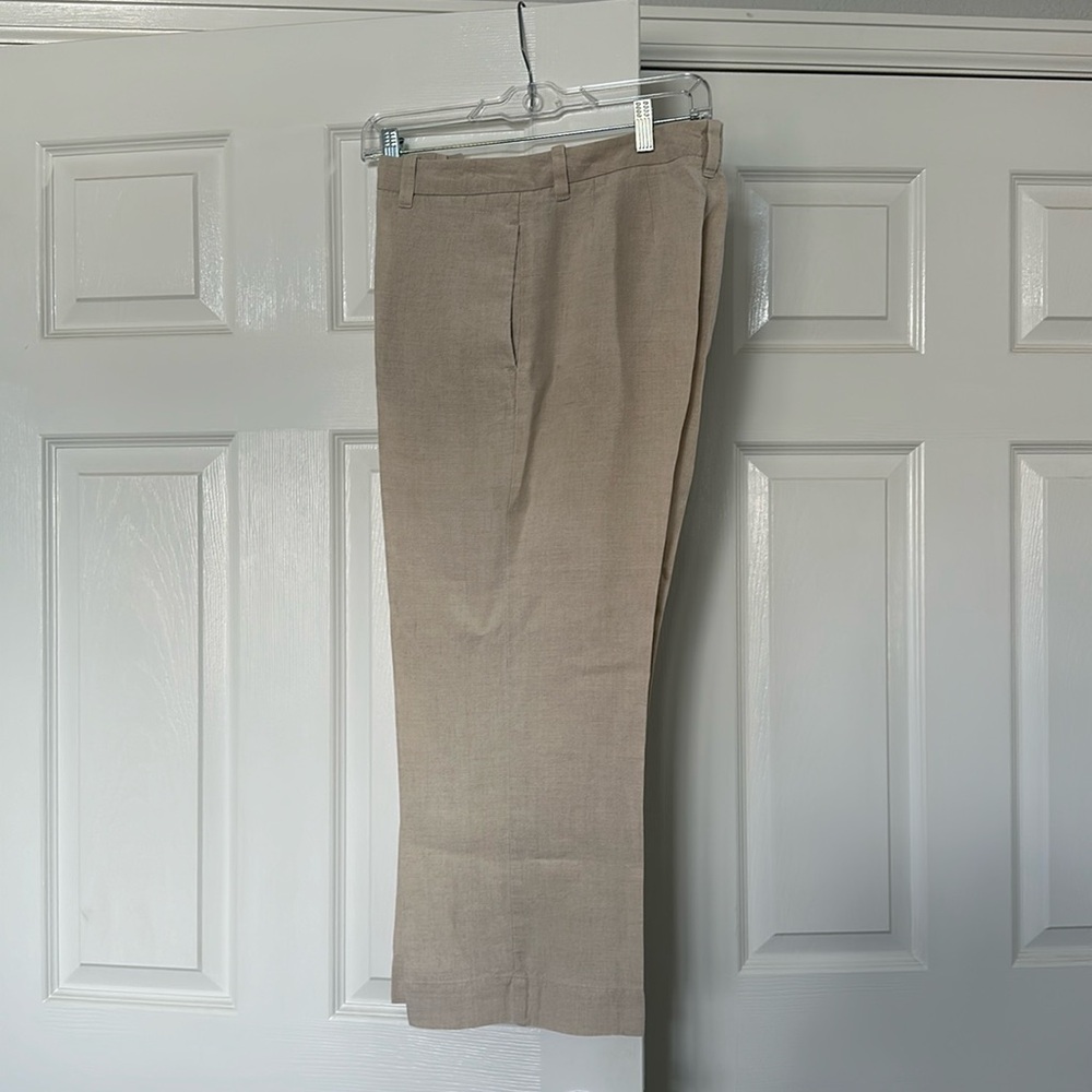 GAP linen capri pants
